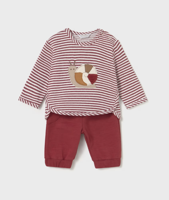 Mayoral Two-Piece Top & Joggers Set Style 2621 - Stripe